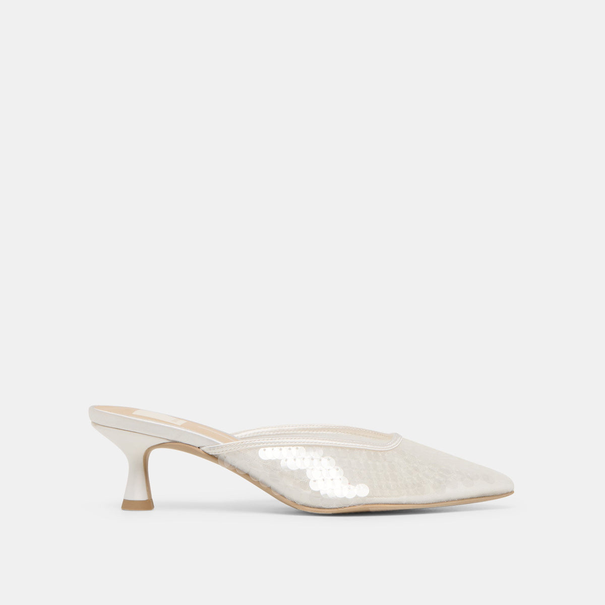Cleo Ivory Sequin Heels / Dolce Vita