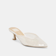 Cleo Ivory Sequin Heels / Dolce Vita
