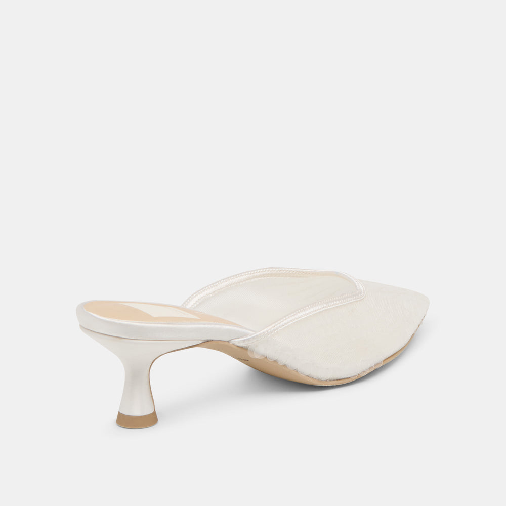 Cleo Ivory Sequin Heels / Dolce Vita