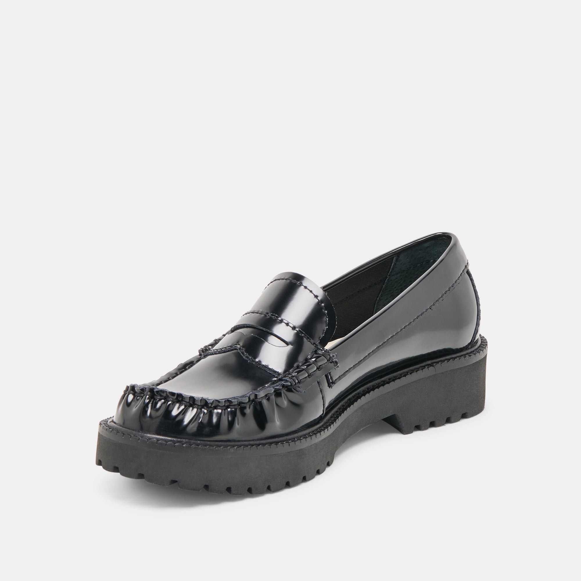 Merek Midnight Boxleather Loafers / Dolce Vita