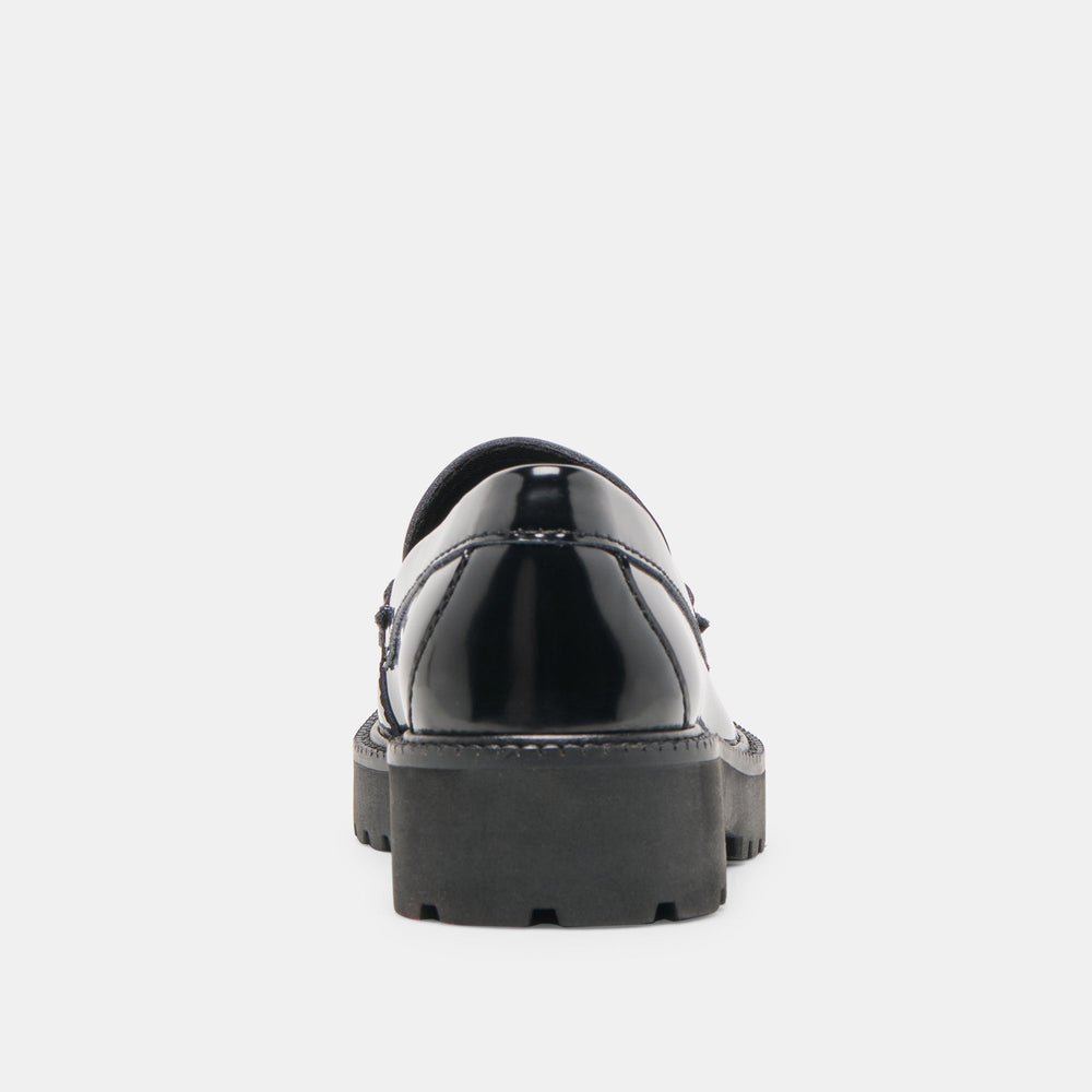 Merek Midnight Boxleather Loafers / Dolce Vita