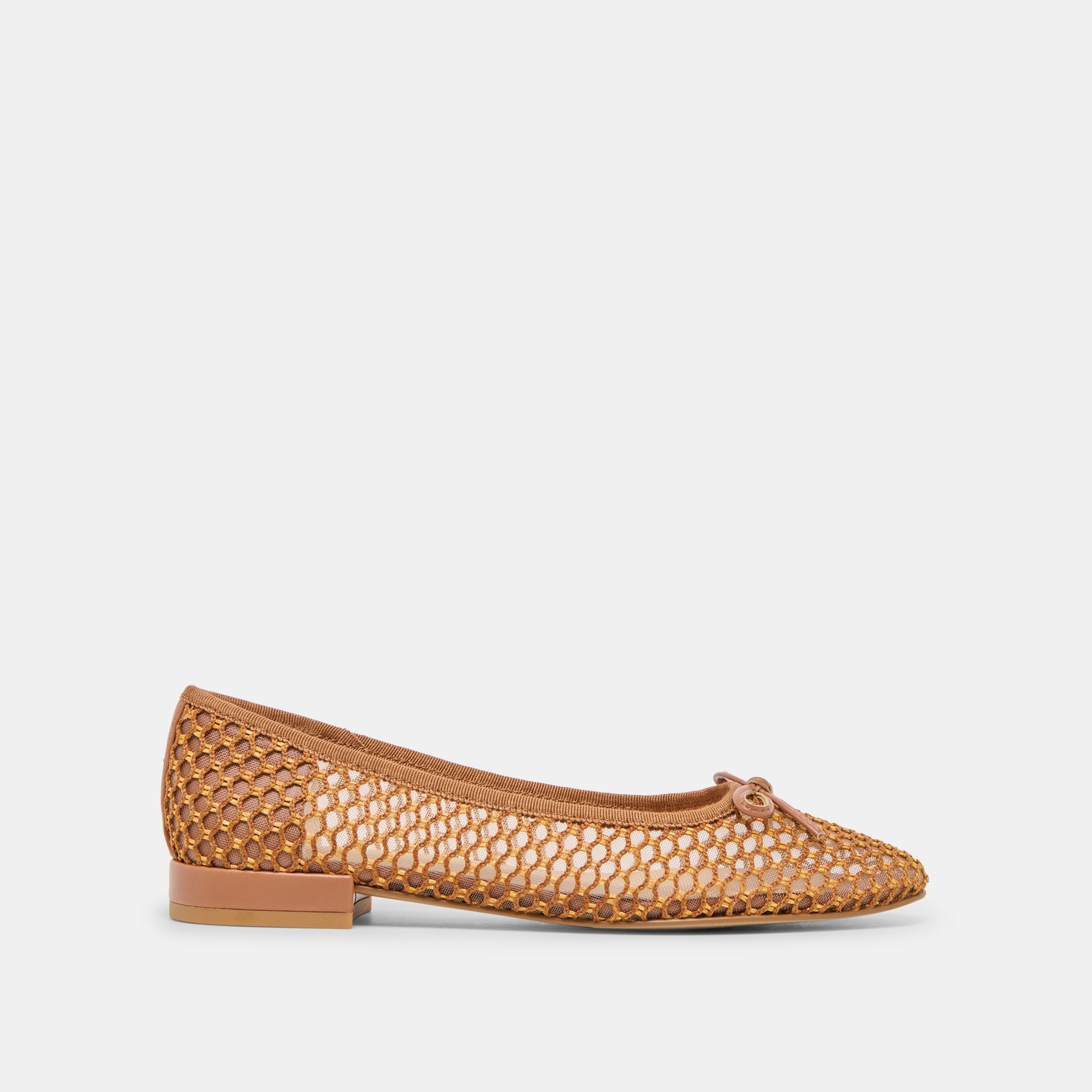 Ulicia Coral Woven Mesh Ballet Flats / Dolce Vita
