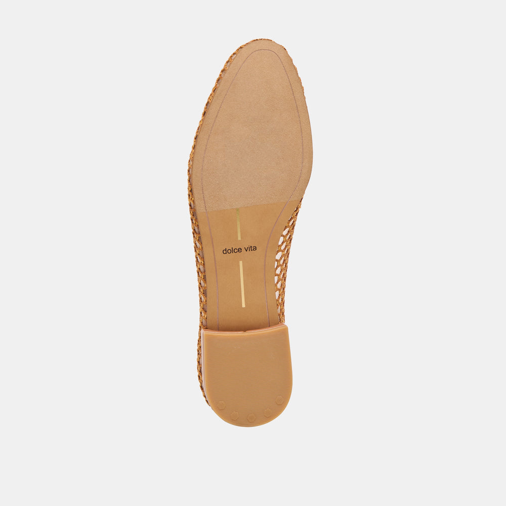 Ulicia Coral Woven Mesh Ballet Flats / Dolce Vita
