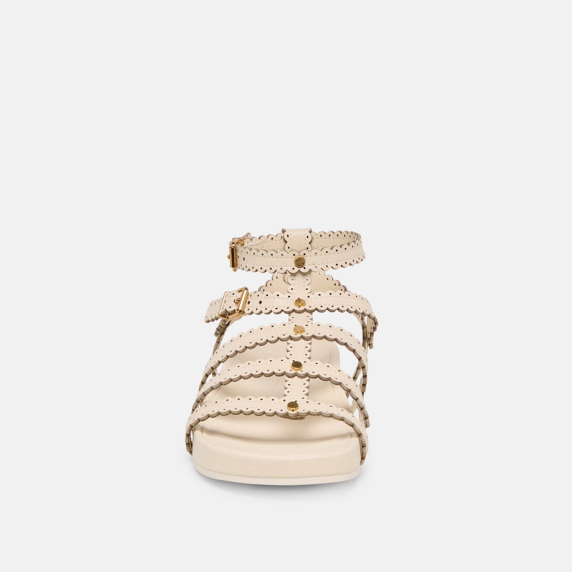 Susana Creme Leather Sandals / Dolce Vita