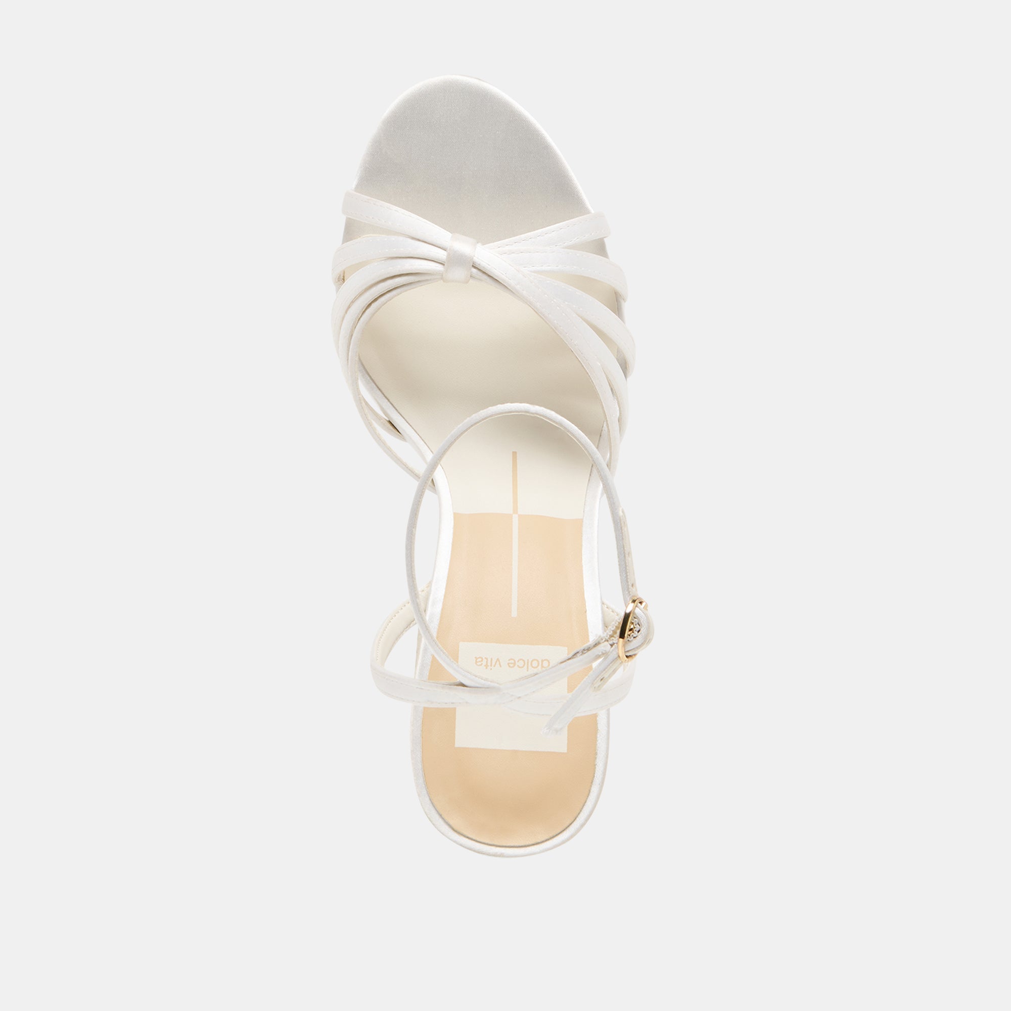 Ronica True White Satin Heels / Dolce Vita