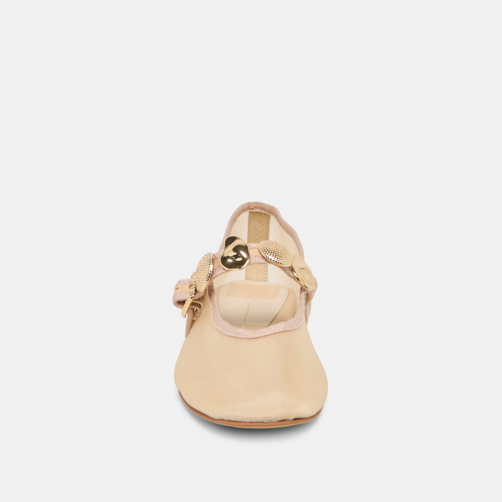Relan French Vanilla Mesh Ballet Flats / Dolce Vita