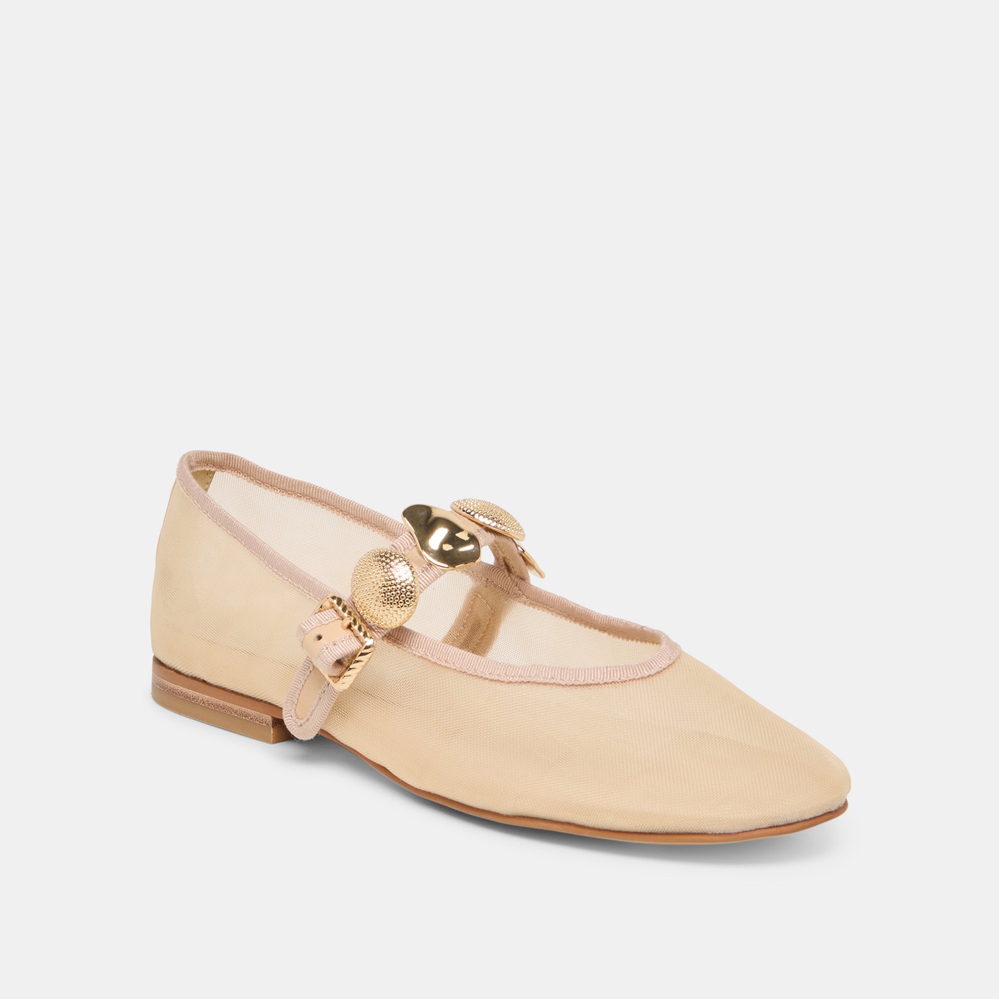 Relan French Vanilla Mesh Ballet Flats / Dolce Vita