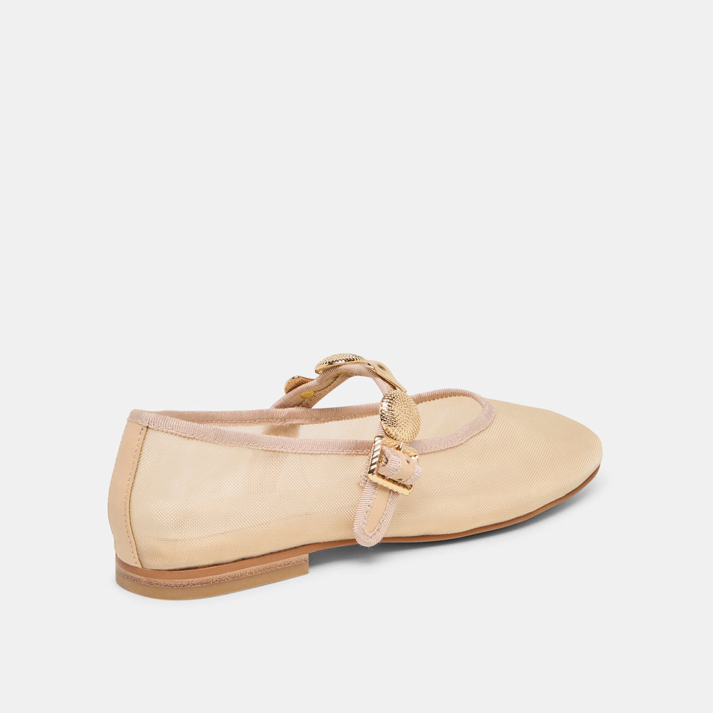 Relan French Vanilla Mesh Ballet Flats / Dolce Vita