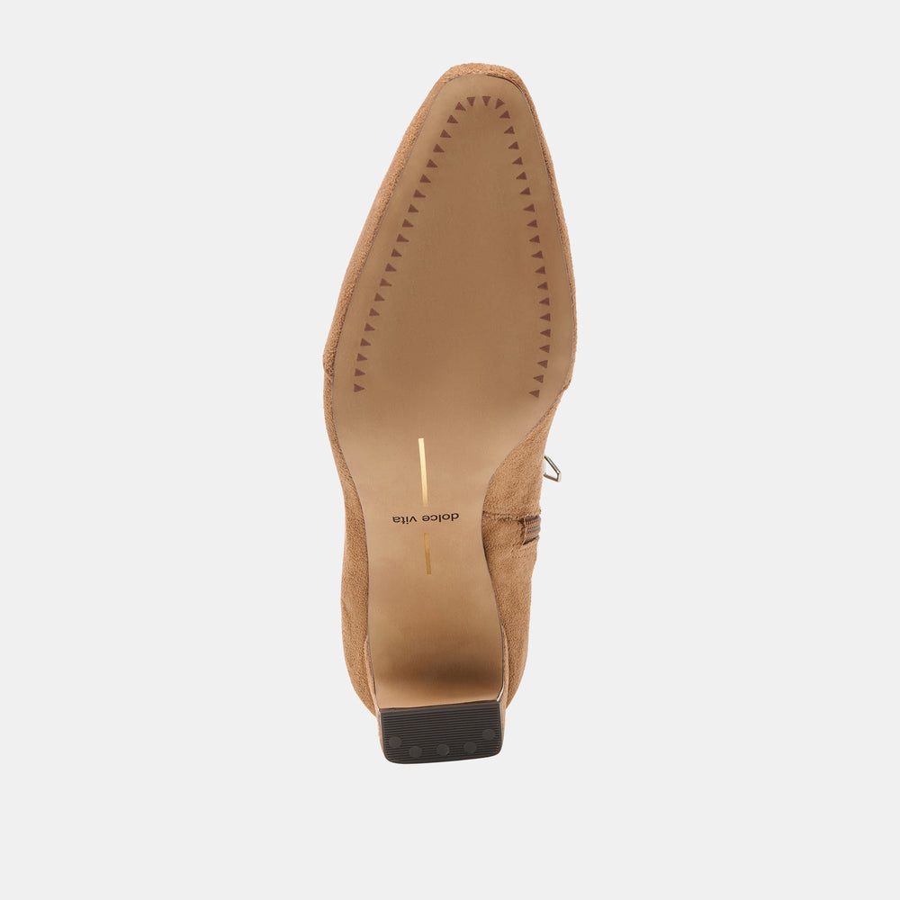Anika Lt Brown Stella Suede Boots / Dolce Vita