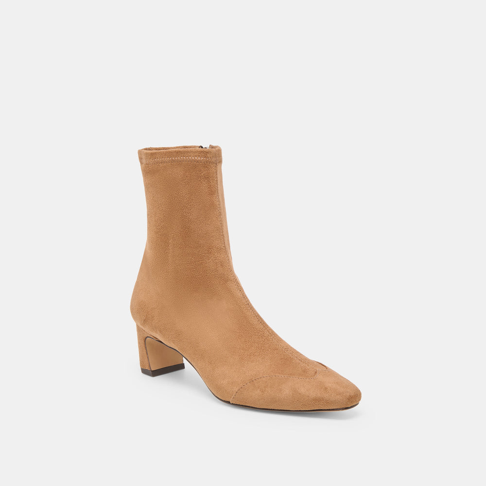 Anika Lt Brown Stella Suede Boots / Dolce Vita