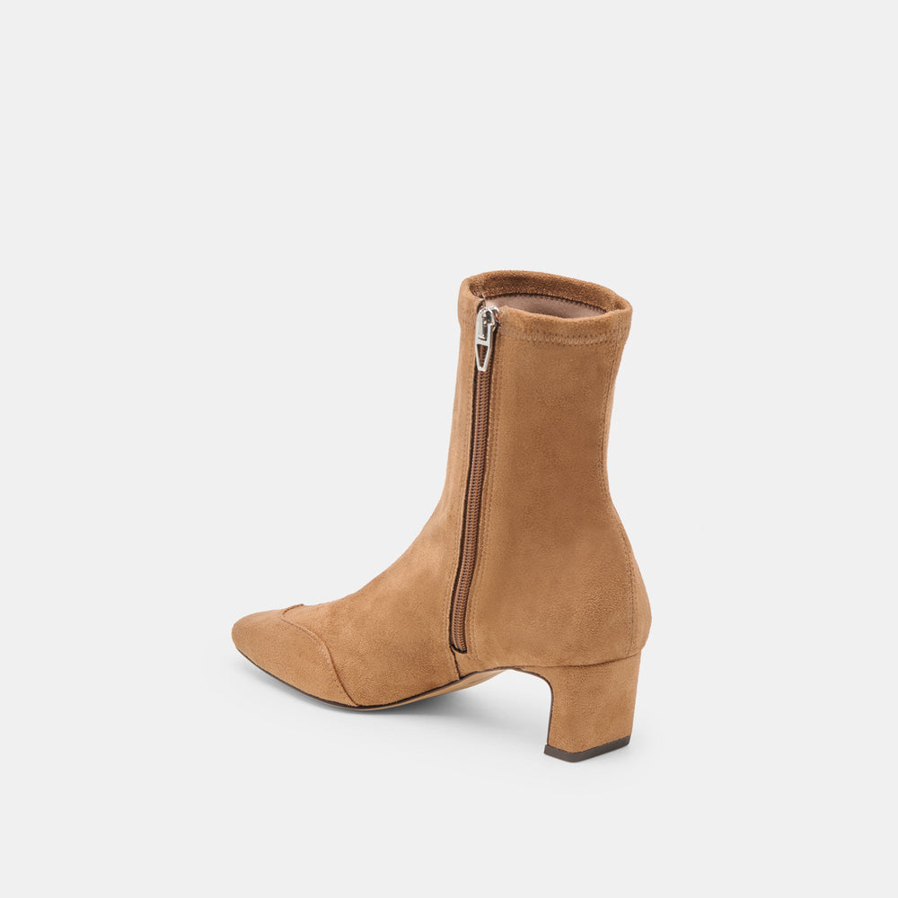 Anika Lt Brown Stella Suede Boots / Dolce Vita