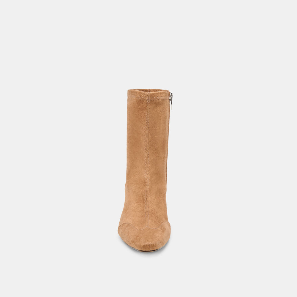 Anika Lt Brown Stella Suede Boots / Dolce Vita