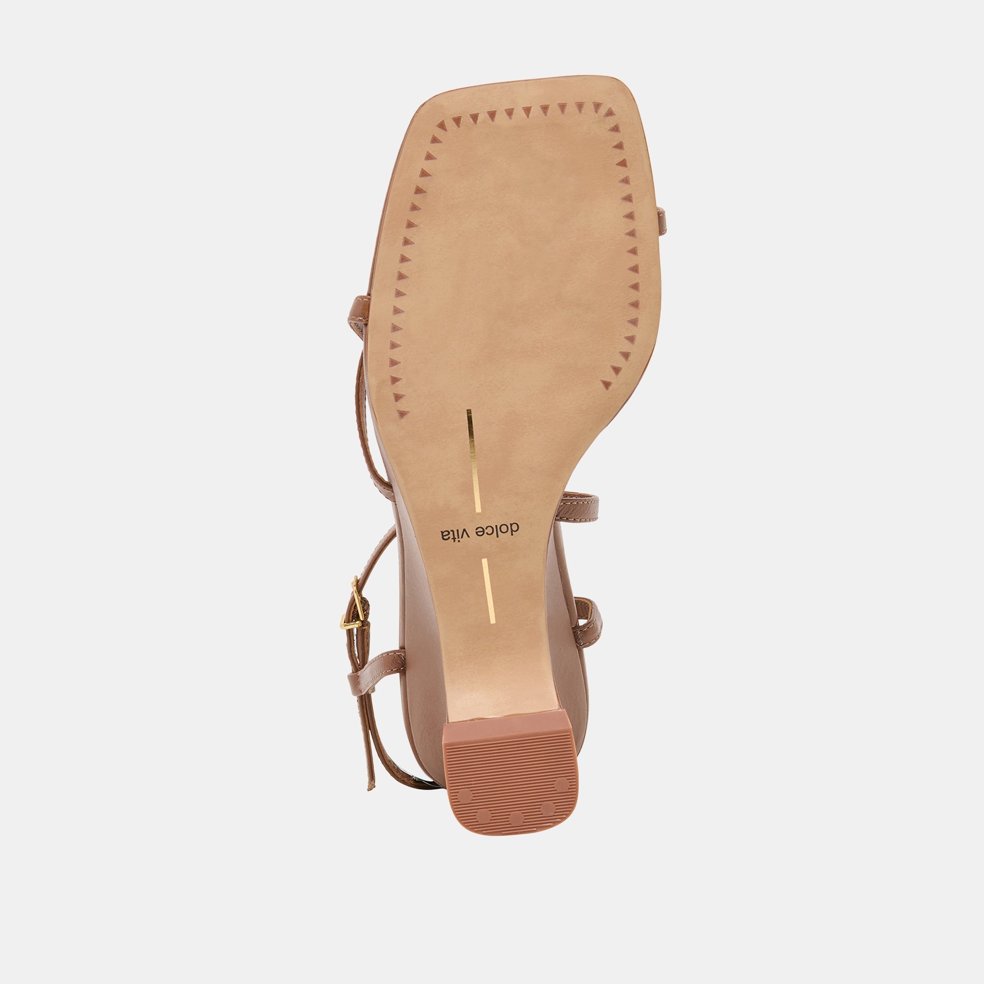 Aylee Cognac Leather Wedges / Dolce Vita