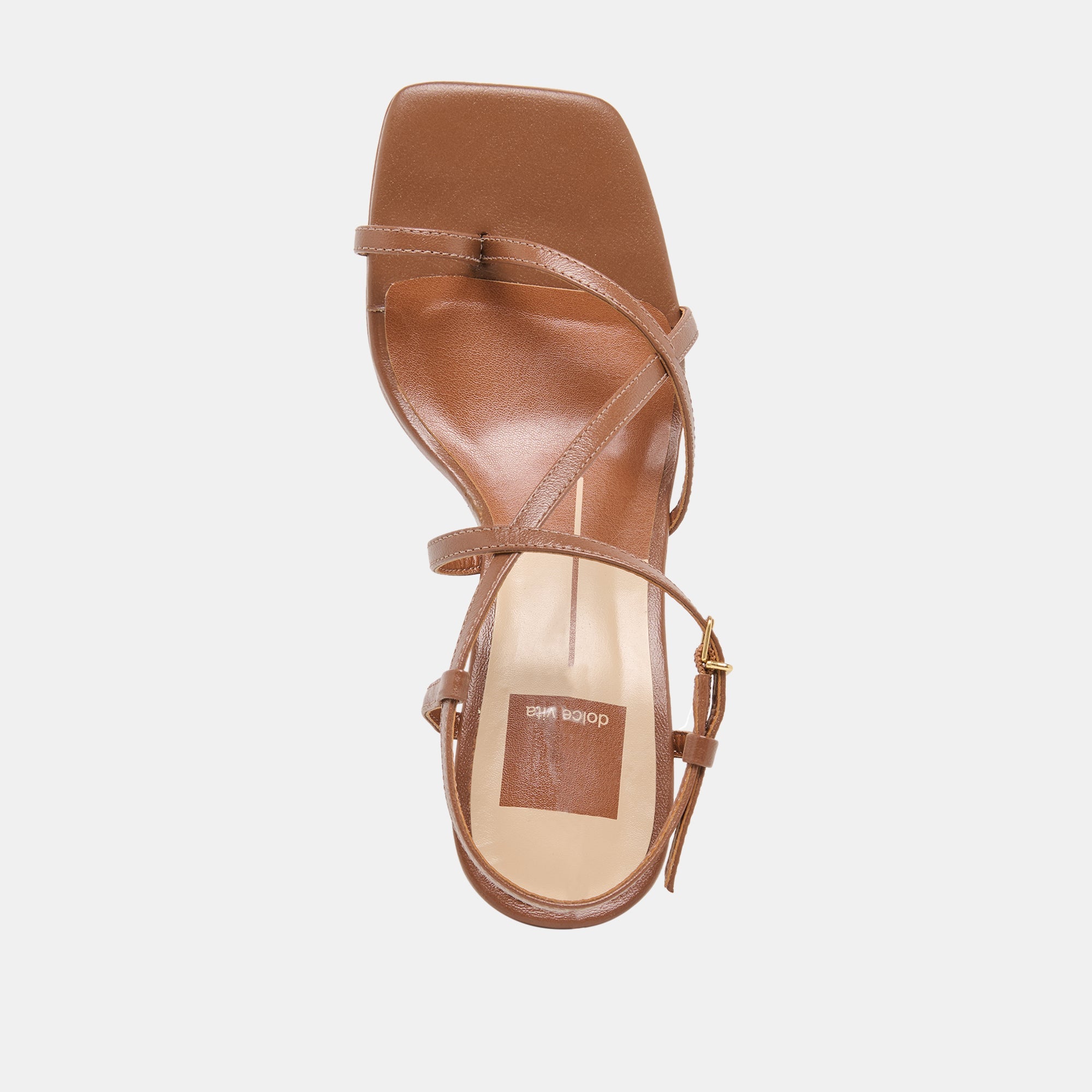 Aylee Cognac Leather Wedges / Dolce Vita