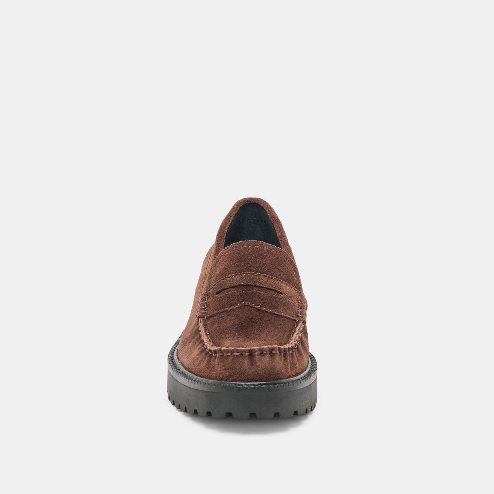 Merek Dk Brown Suede Loafers / Dolce Vita