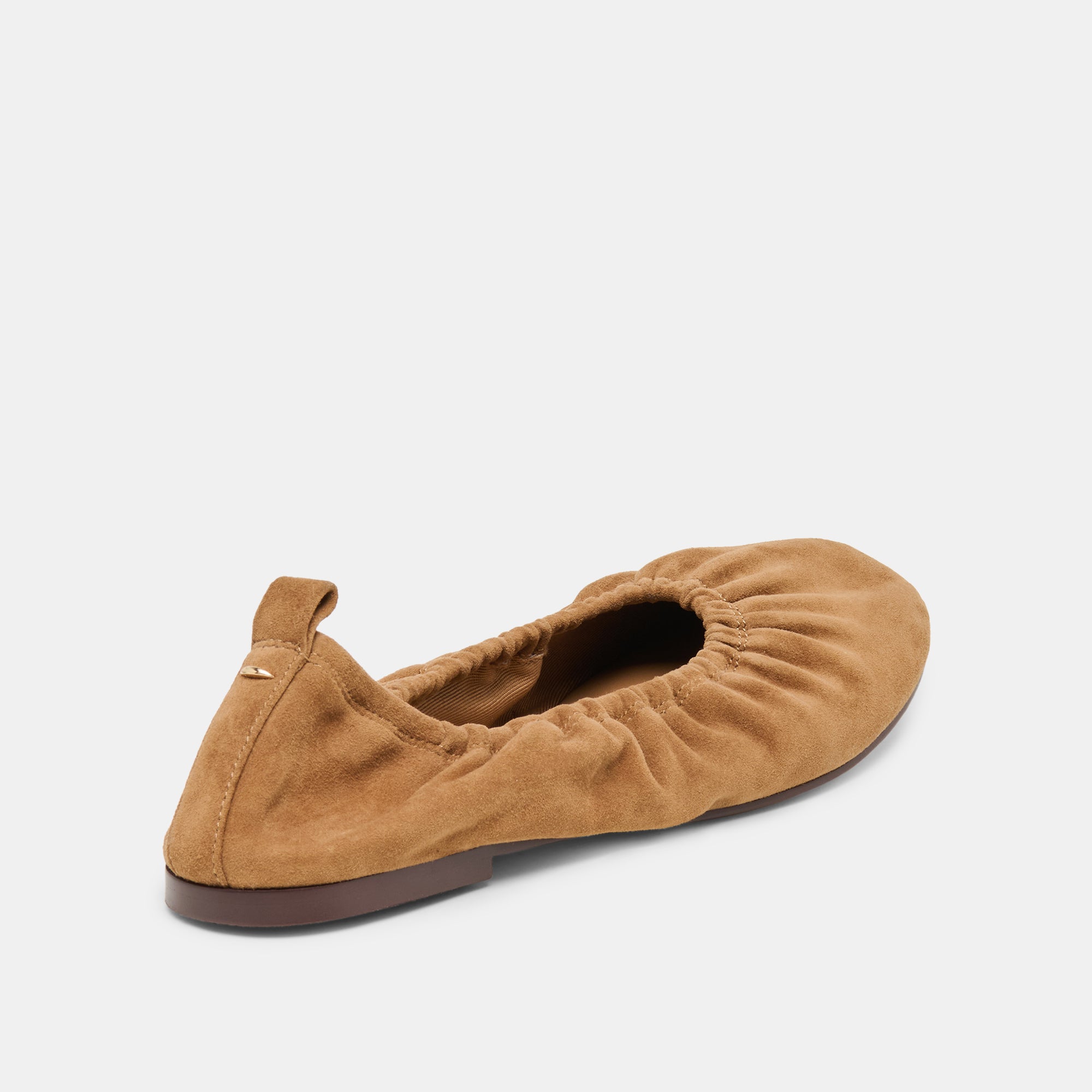 Conrad Lt Brown Suede Ballet Flats / Dolce Vita