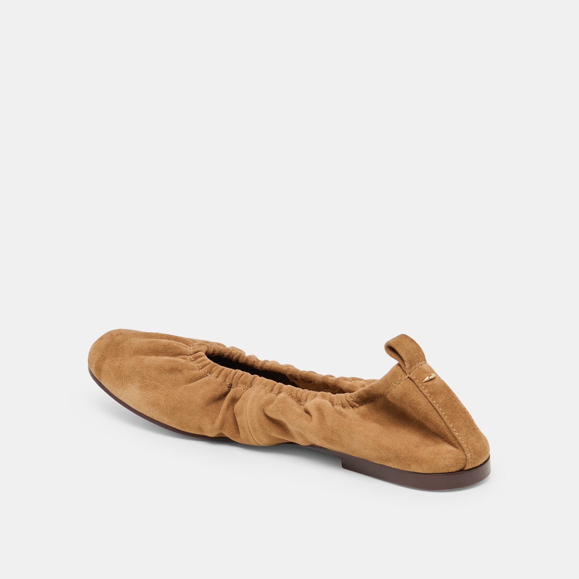 Conrad Lt Brown Suede Ballet Flats / Dolce Vita