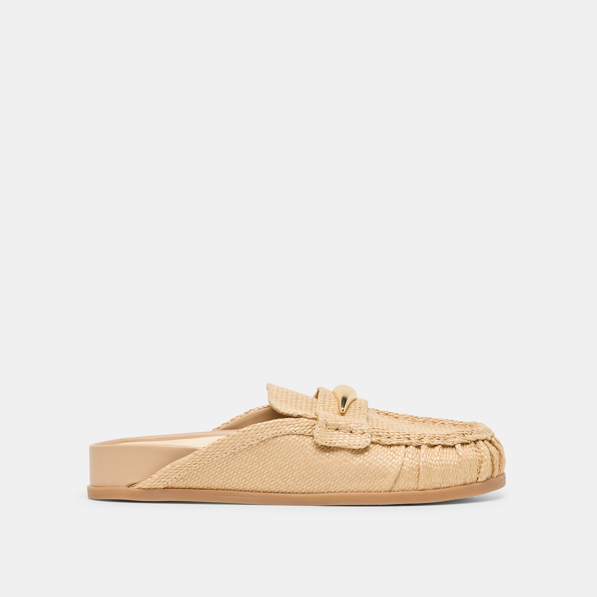 Jodero Lt Natural Raffia Flats / Dolce Vita