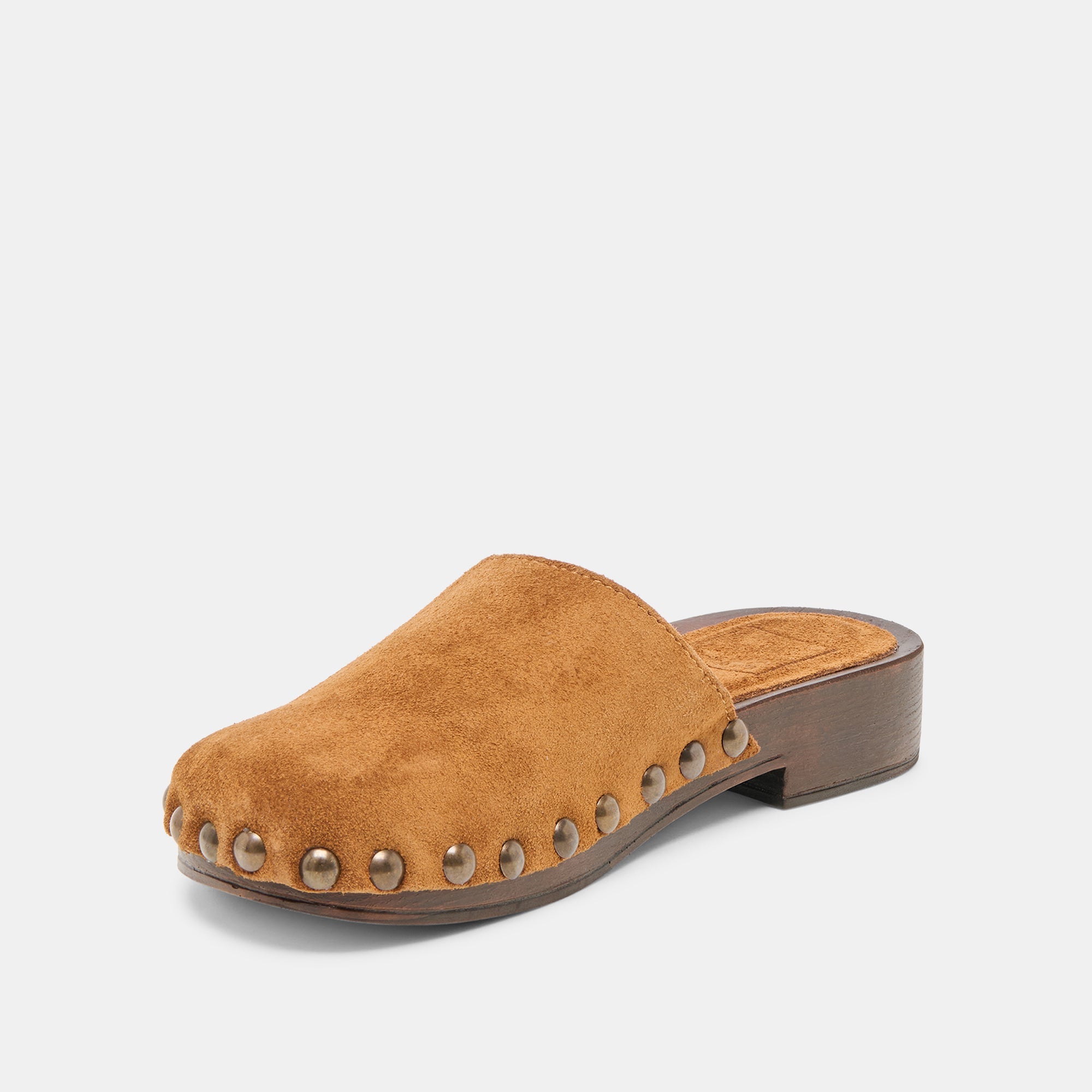 Alanis Chestnut Suede Flats / Dolce Vita