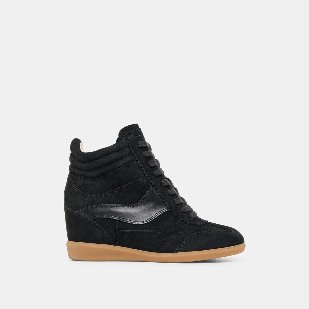 Issac Onyx Suede Sneakers / Dolce Vita