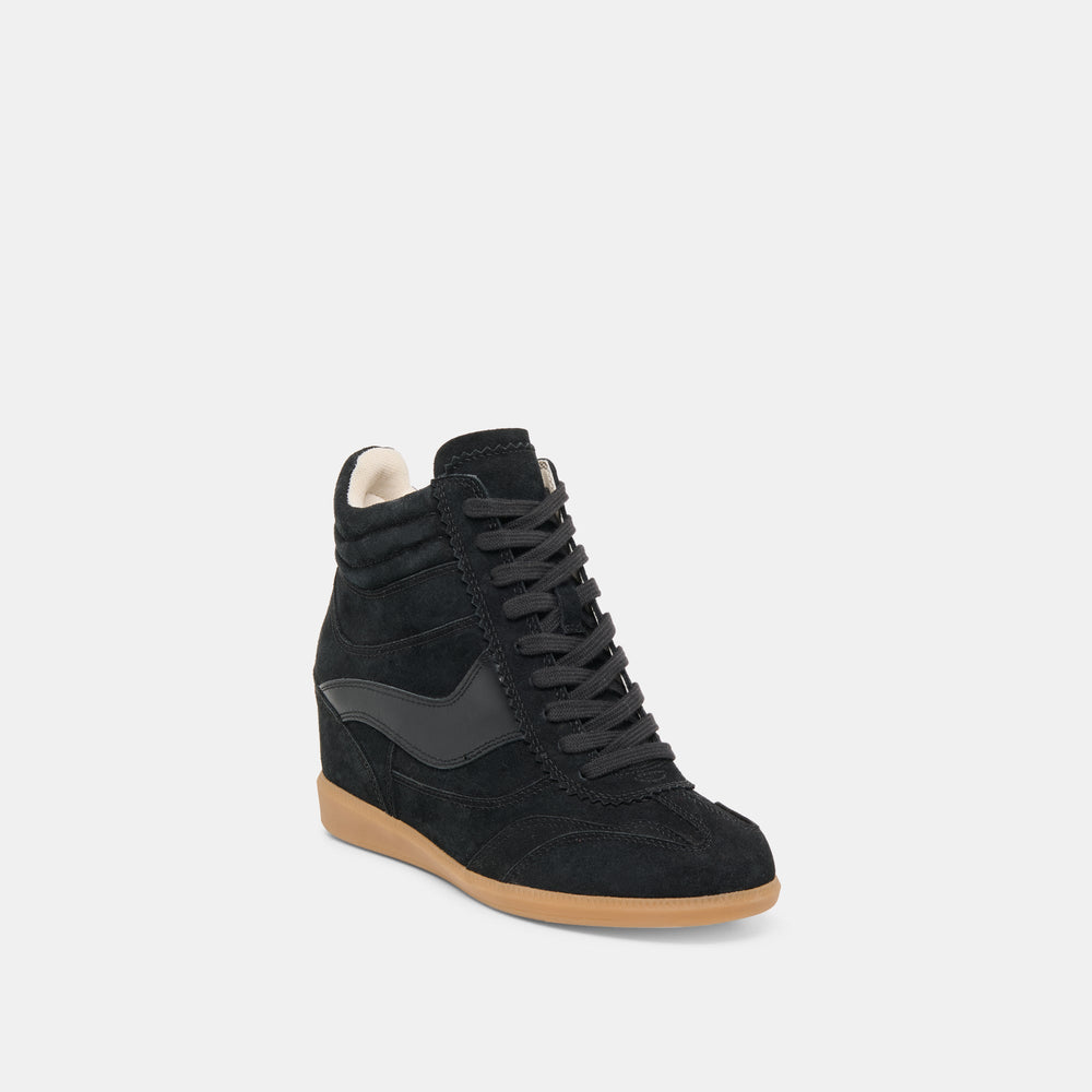 Issac Onyx Suede Sneakers / Dolce Vita