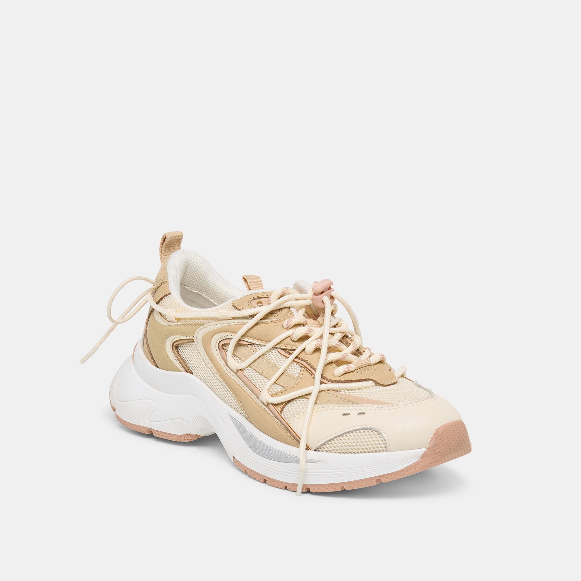 Selmar Off White Leather Sneakers / Dolce Vita