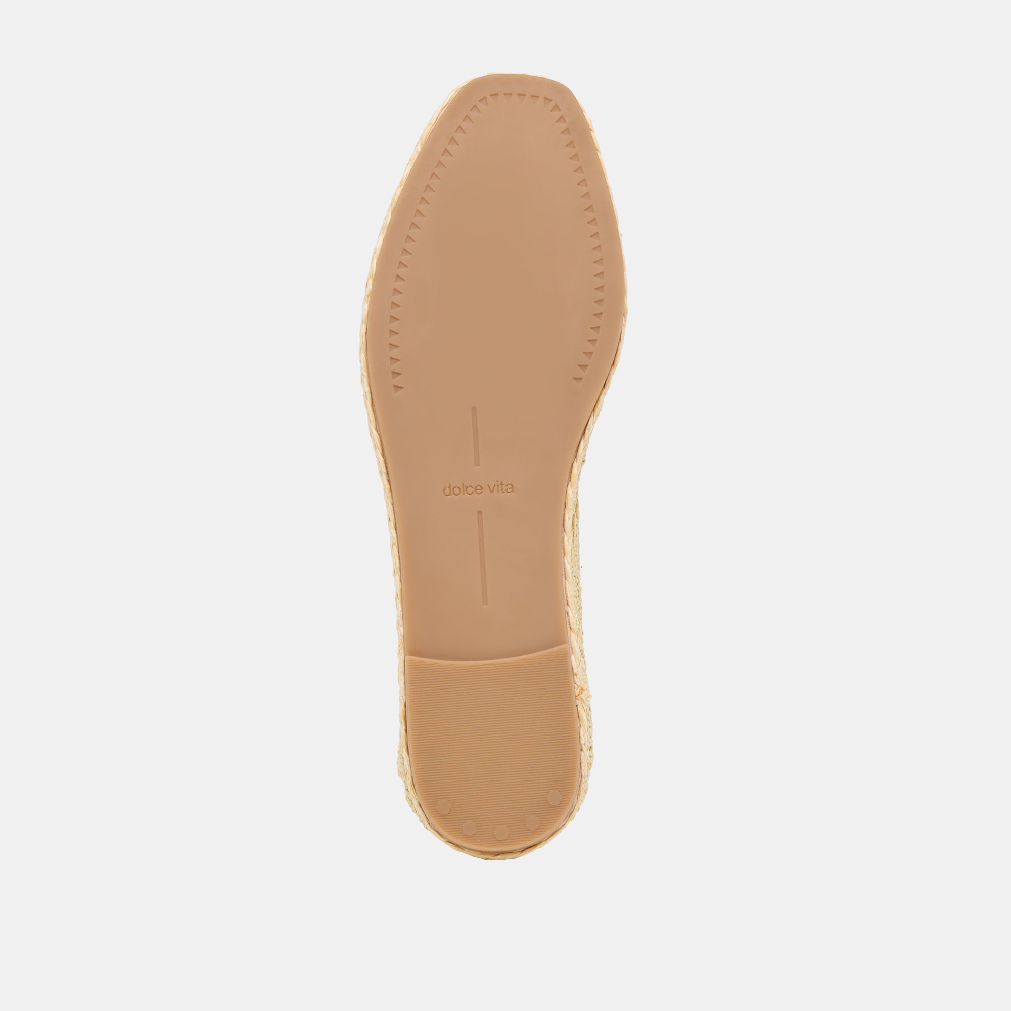 Tianna Lt Natural Raffia Lace Ballet Flats / Dolce Vita