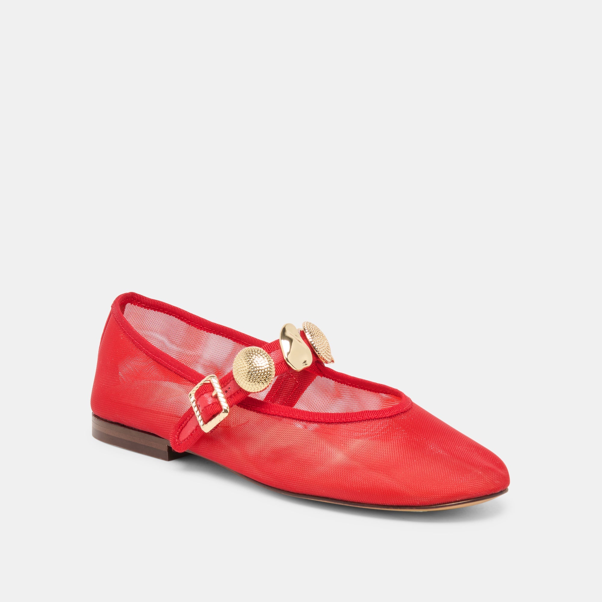 Relan Mesh Chili Mesh Ballet Flats / Dolce Vita