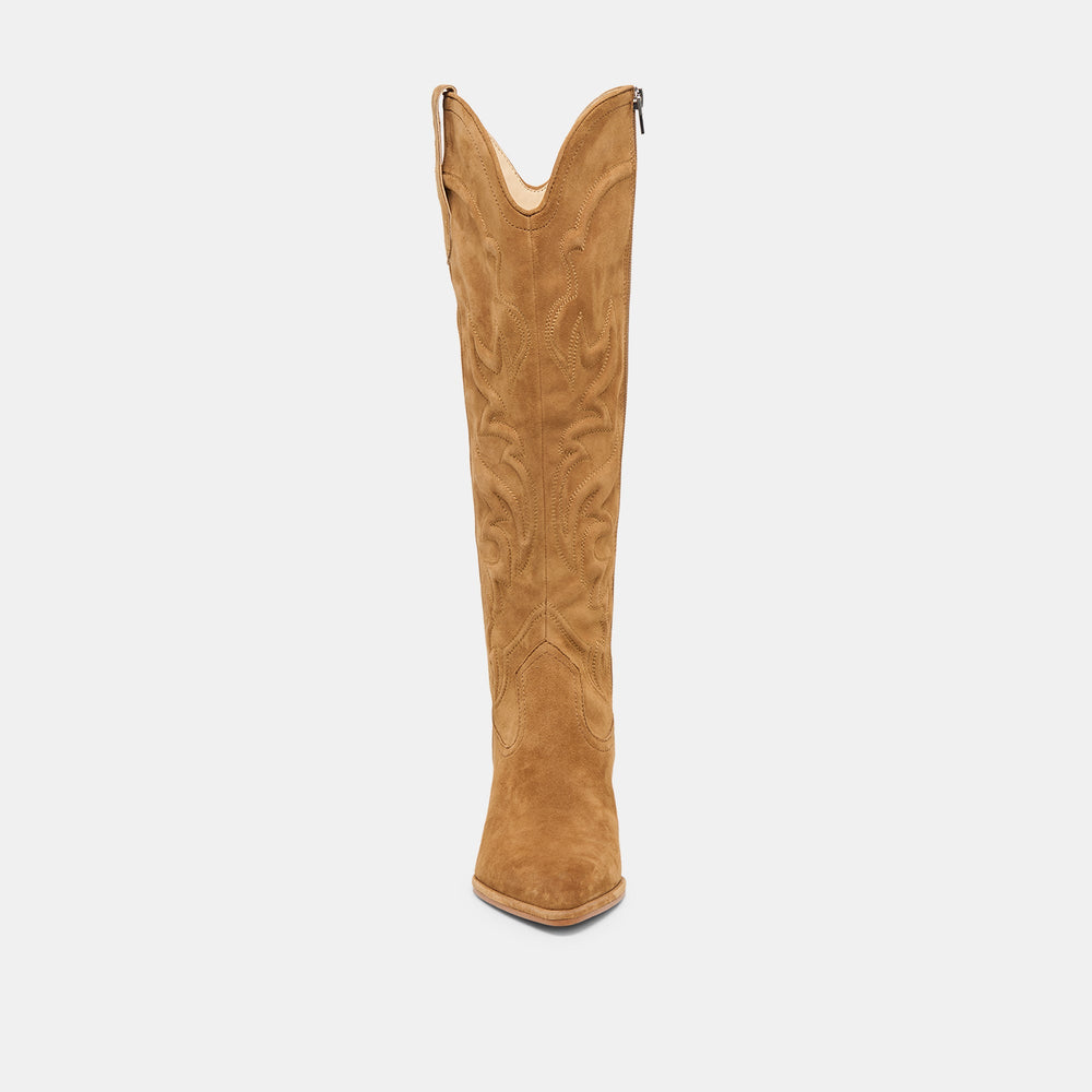 Alisa Lt Brown Suede Boots / Dolce Vita