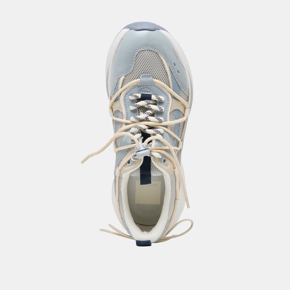 Selmar Blue Multi Leather Sneakers / Dolce Vita