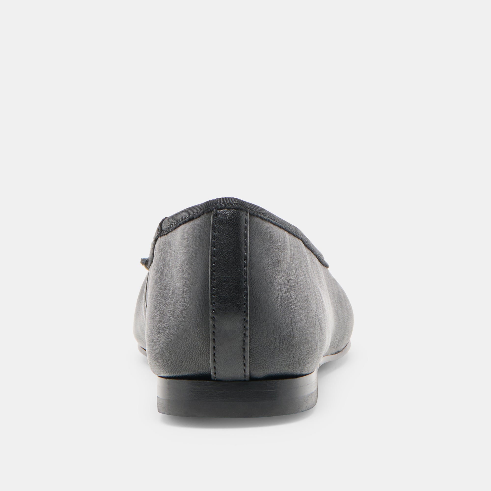Ritla Wide Black Leather Ballet Flats / Dolce Vita