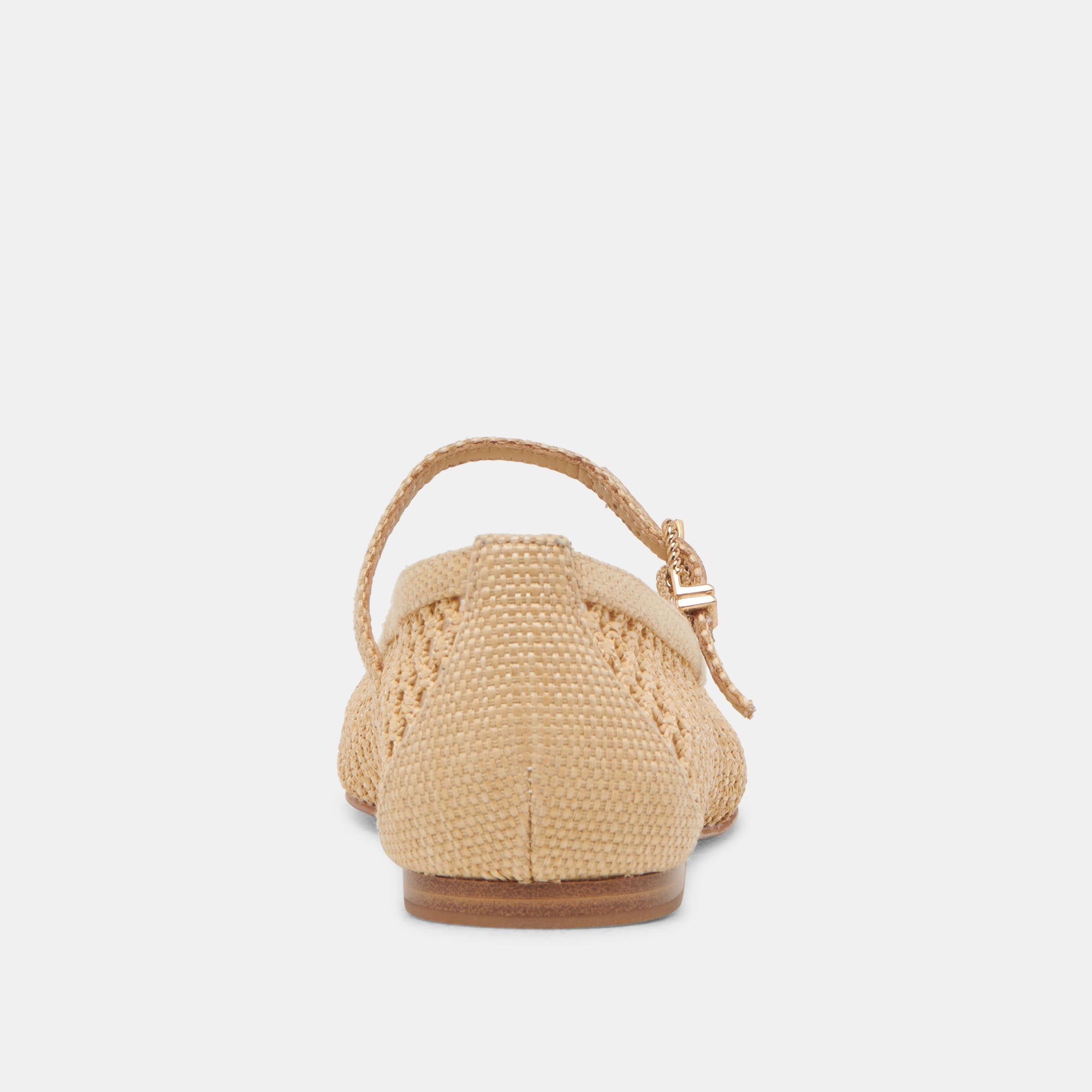 REYES WIDE BALLET FLATS LT NATURAL WOVEN RAFFIA
 – Dolce Vita / Dolce Vita