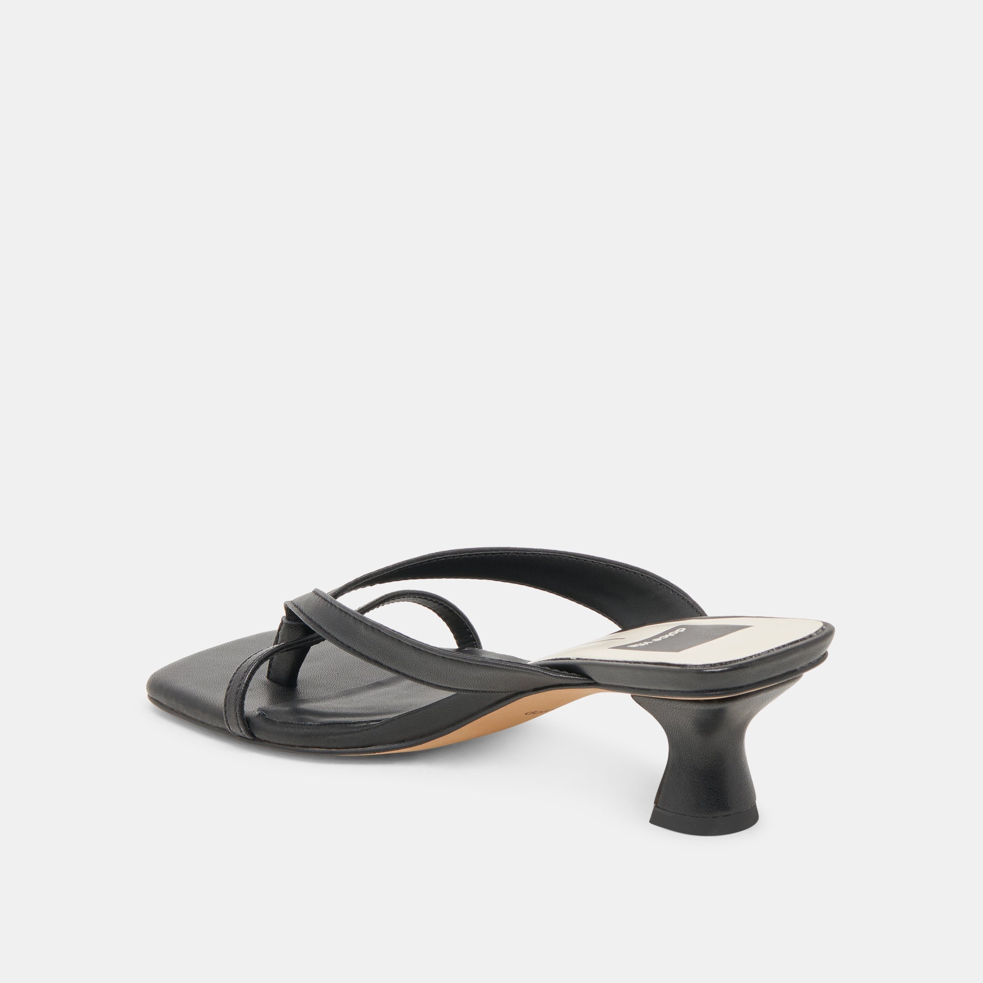 BREVEL WIDE HEELS ONYX LEATHER
 – Dolce Vita / Dolce Vita