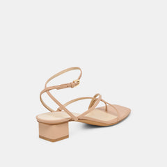 Karlos Wide Lt Tan Leather Sandals / Dolce Vita