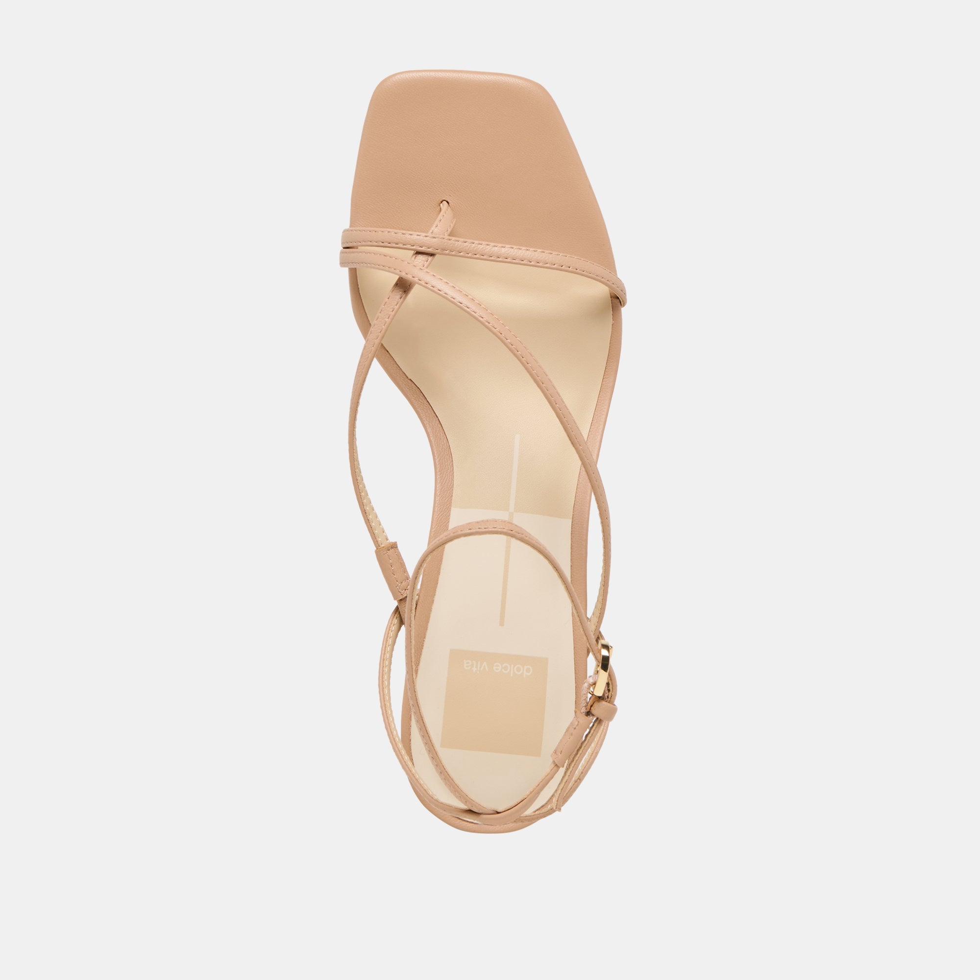 Karlos Wide Lt Tan Leather Sandals / Dolce Vita