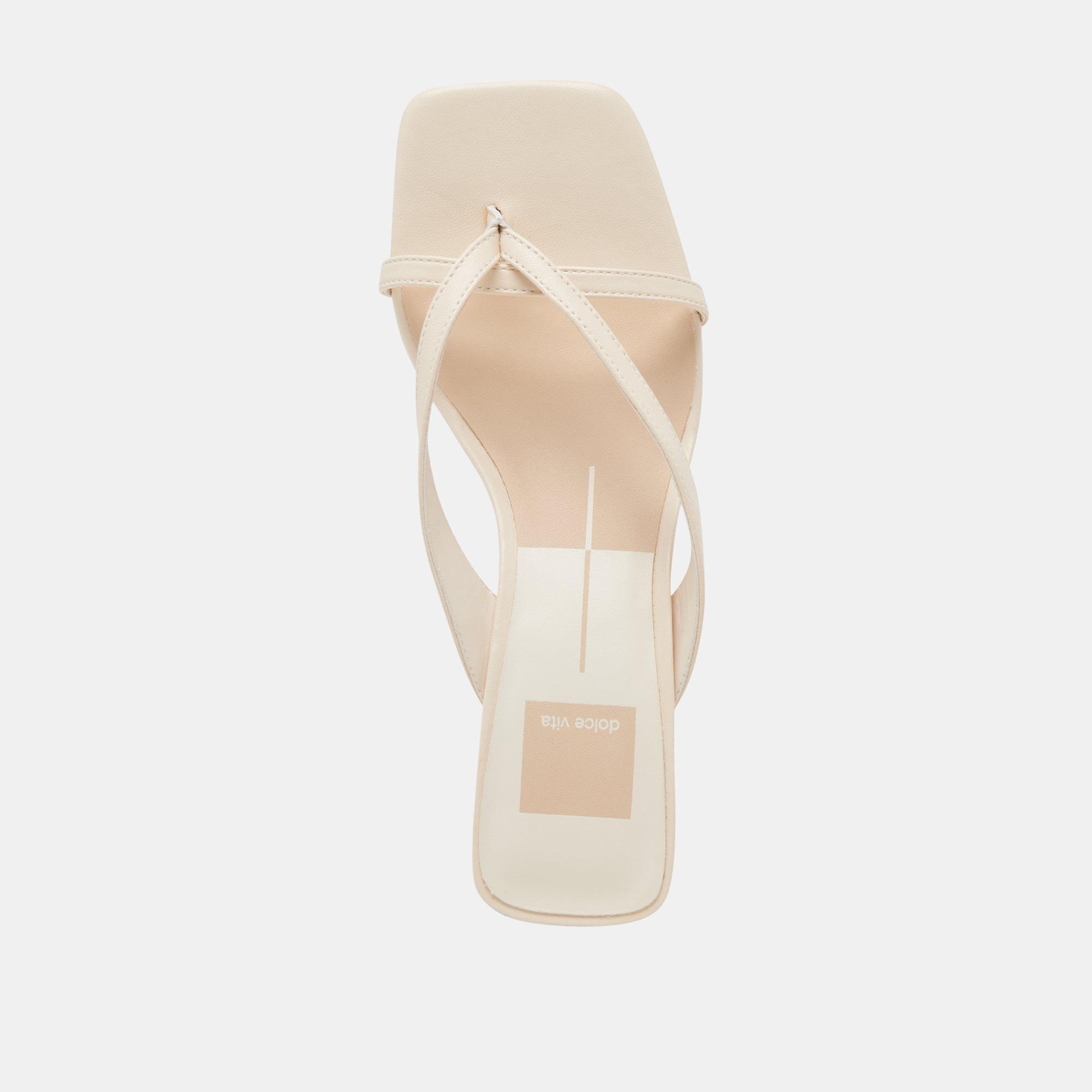 Brevel Wide Bone Leather Heels / Dolce Vita