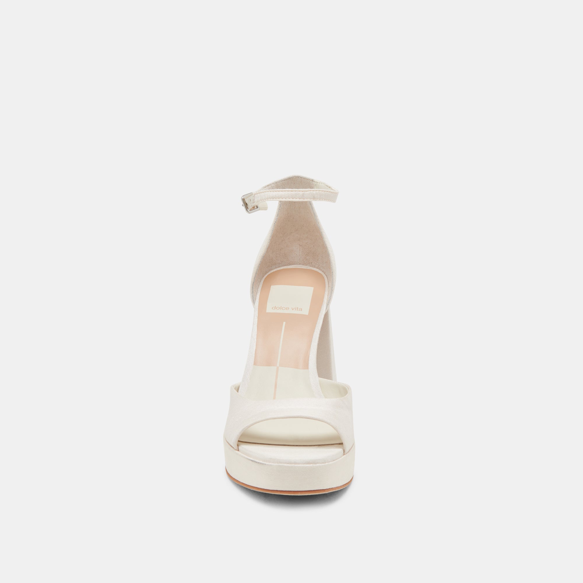 PANDRO WIDE HEELS WHITE SATIN
 – Dolce Vita / Dolce Vita