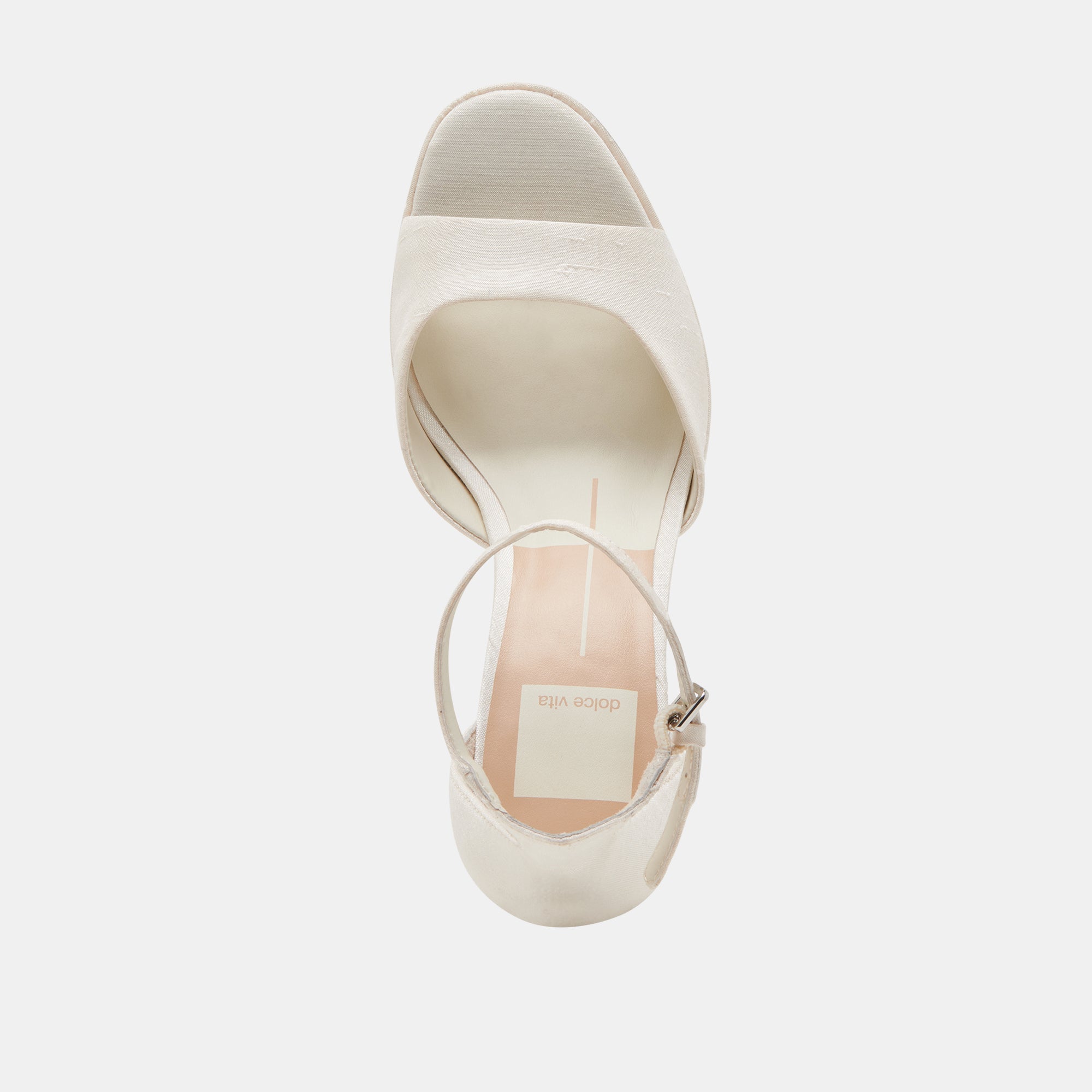 PANDRO WIDE HEELS WHITE SATIN
 – Dolce Vita / Dolce Vita
