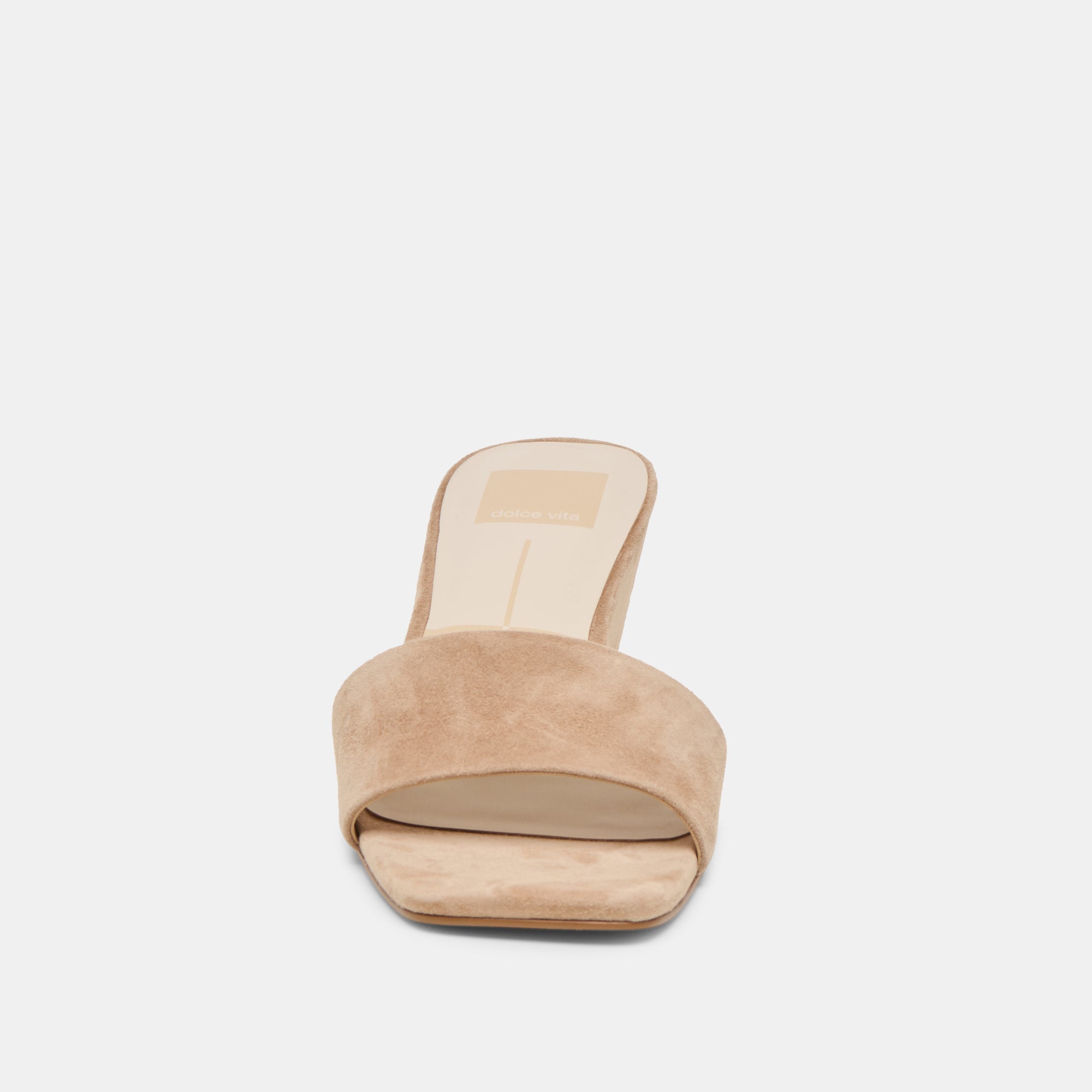Qaily Wide Camel Suede Wedges / Dolce Vita