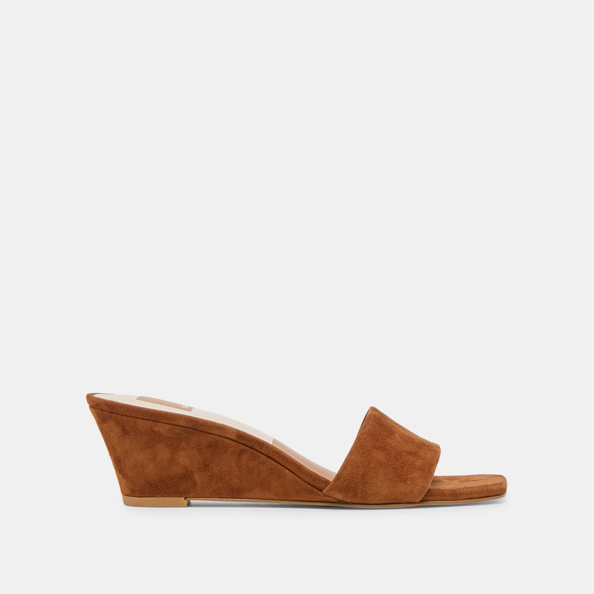 Qaily Wide Brown Suede Wedges / Dolce Vita
