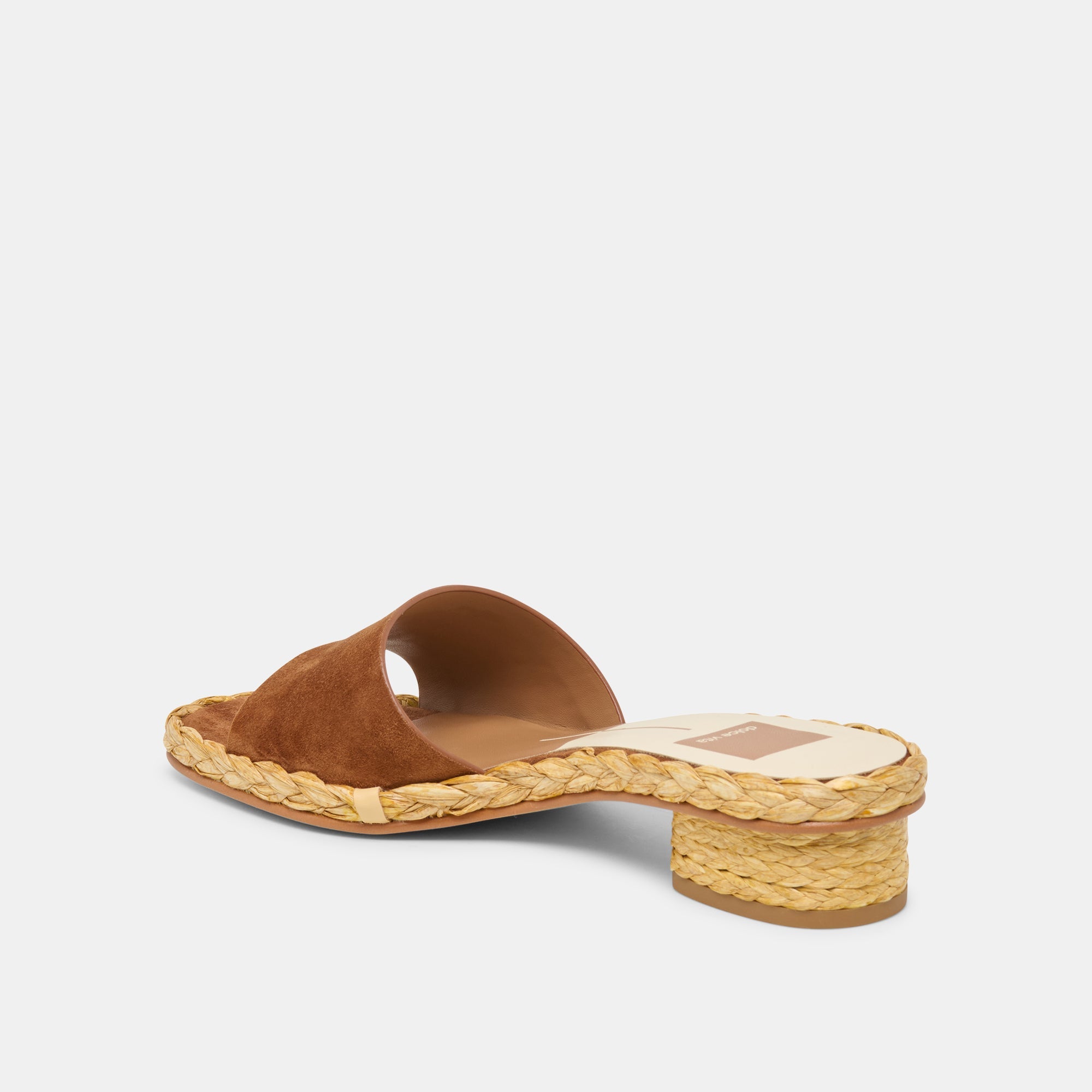 Dixi Wide Brown Suede Sandals / Dolce Vita
