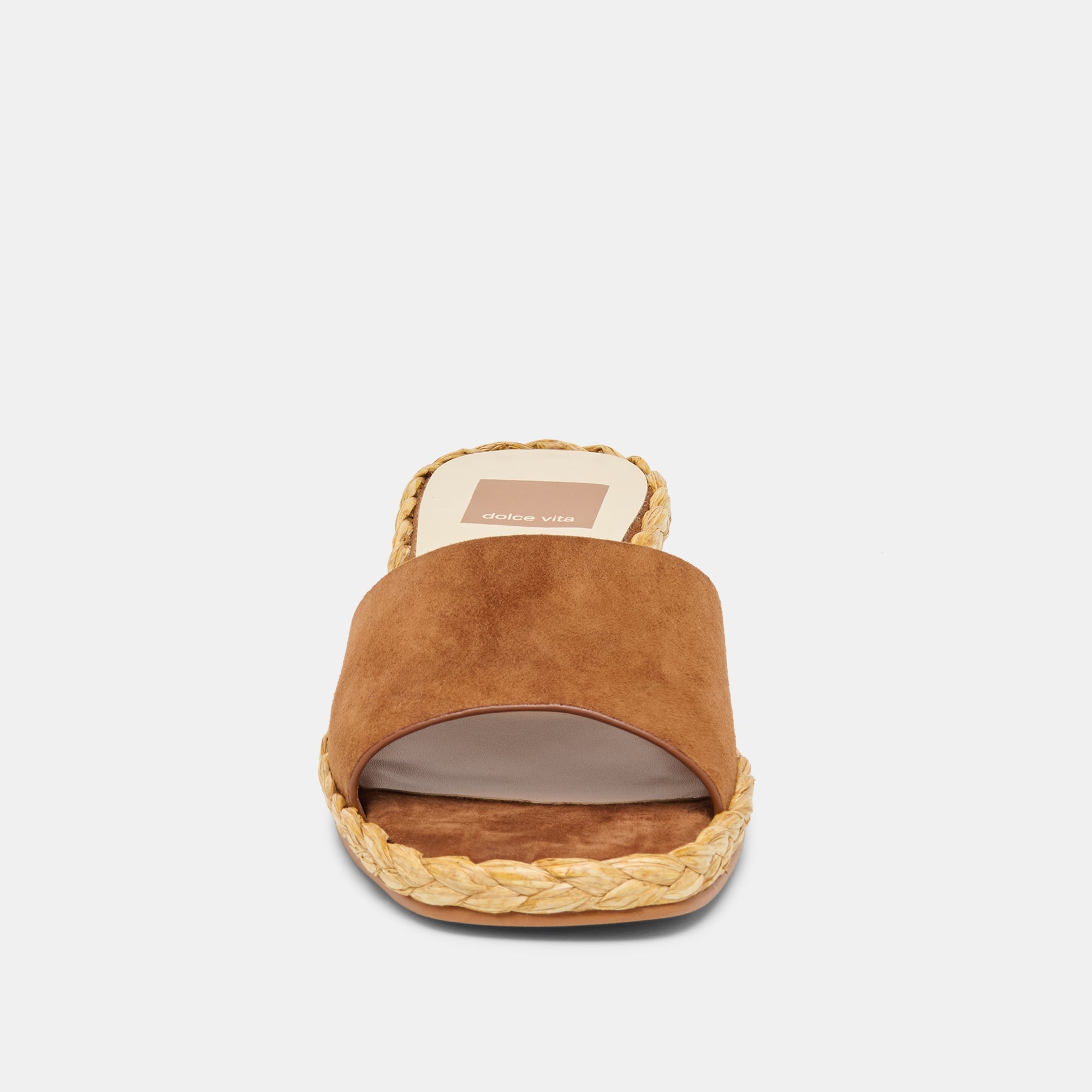 Dixi Wide Brown Suede Sandals / Dolce Vita
