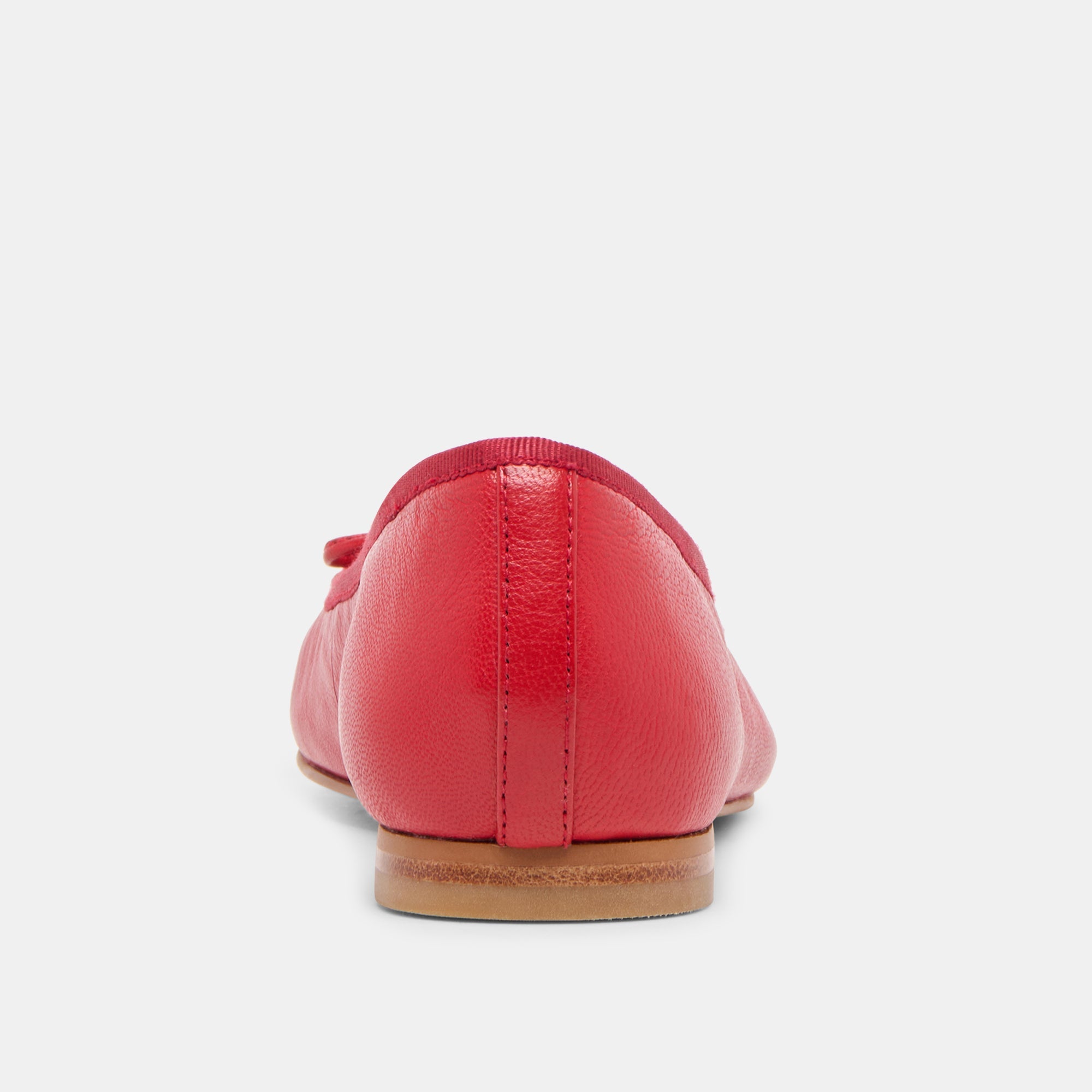 Ritla Wide Cherry Leather Ballet Flats / Dolce Vita