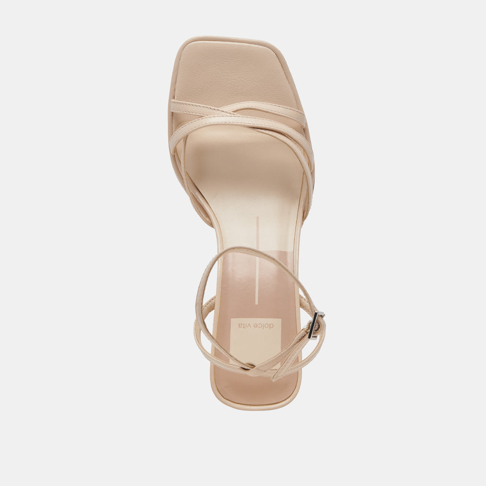 Manji Wide Bone Patent Leather Heels / Dolce Vita