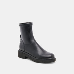 Simaya H2O Wide Black Leather Boots / Dolce Vita