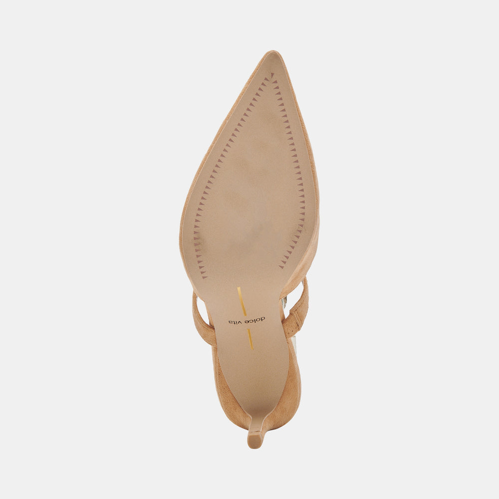 KANIKA WIDE HEELS TAN SUEDE
 – Dolce Vita / Dolce Vita
