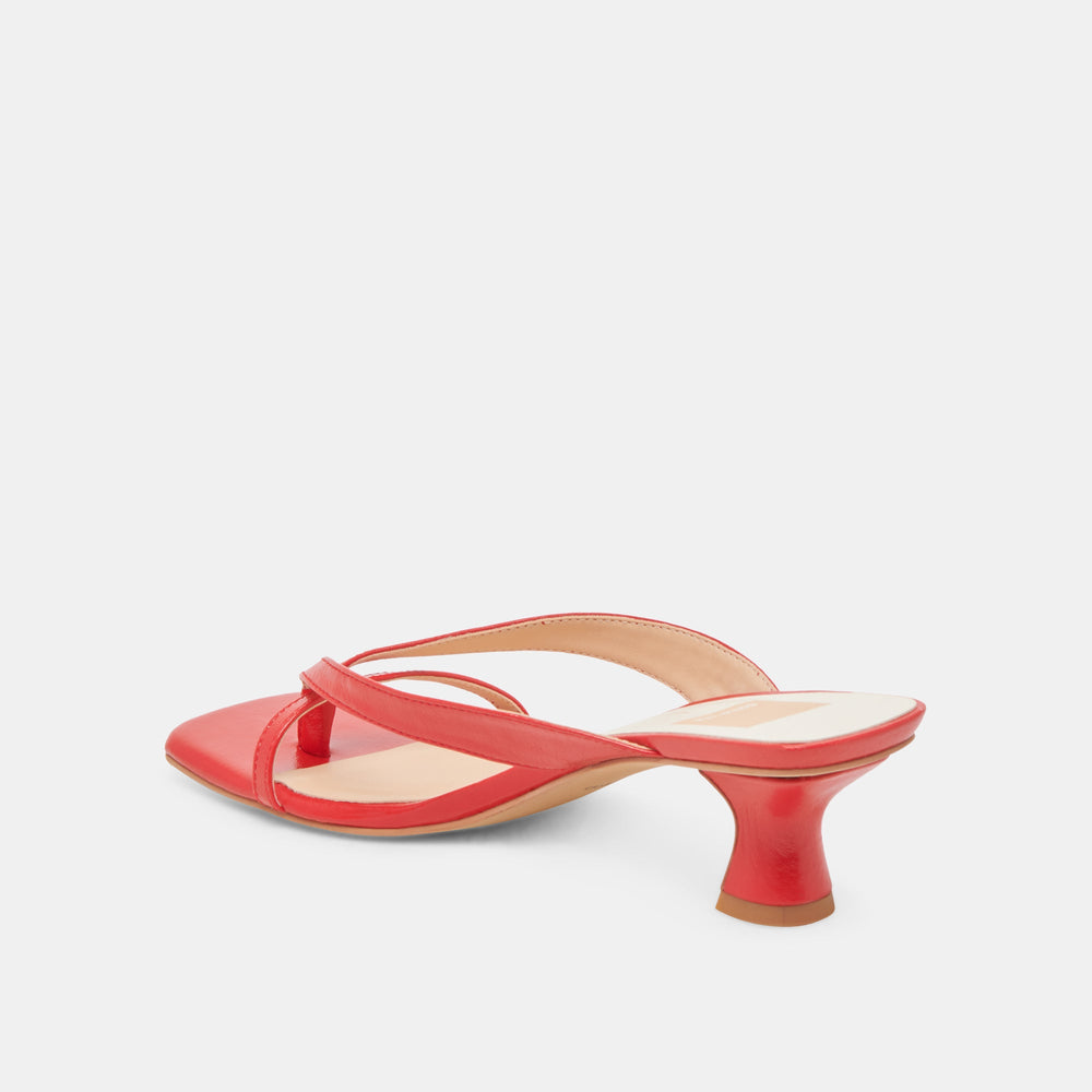 BREVEL WIDE HEELS CHILI LEATHER
 – Dolce Vita / Dolce Vita