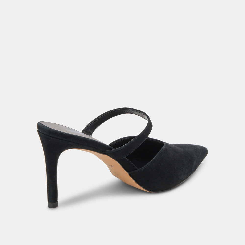 KANIKA WIDE HEELS ONYX SUEDE
 – Dolce Vita / Dolce Vita