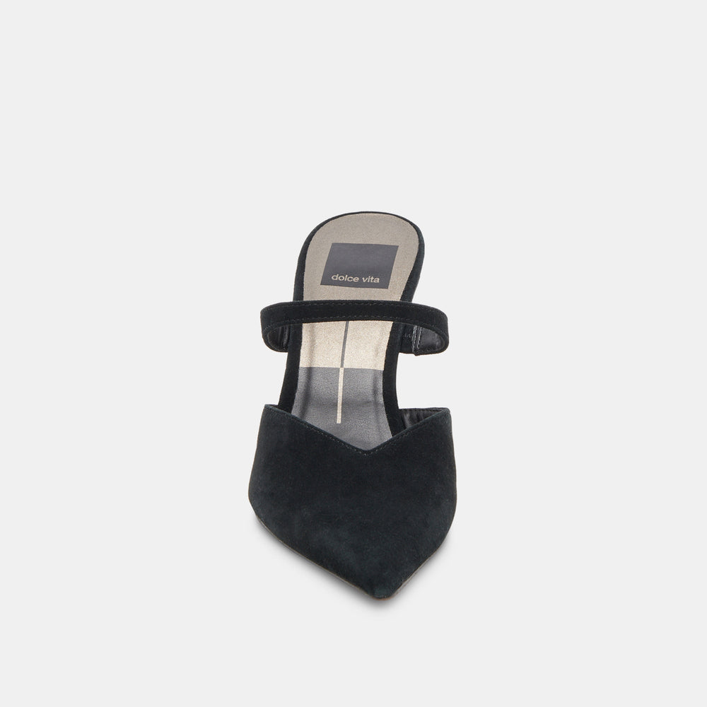 KANIKA WIDE HEELS ONYX SUEDE
 – Dolce Vita / Dolce Vita
