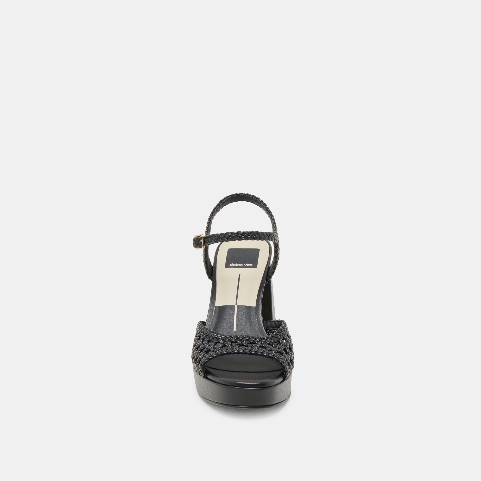 PEYTEN WIDE HEELS BLACK WOVEN STELLA
 – Dolce Vita / Dolce Vita